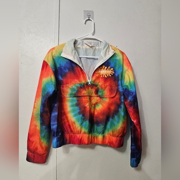 Nickelodeon Jackets & Blazers - Nickelodeon Tye Dye Cropped Wind Breaker Jacket!